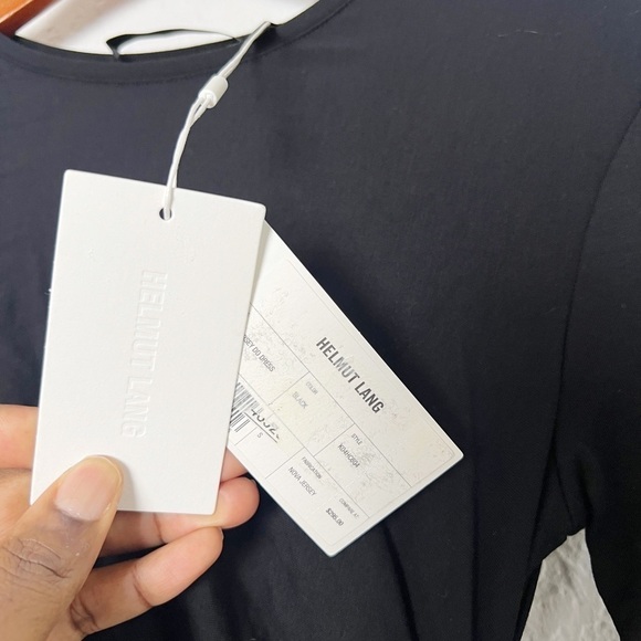 Helmut Lang Asymmetric Nova Jersey Dress - Picture 5 of 10